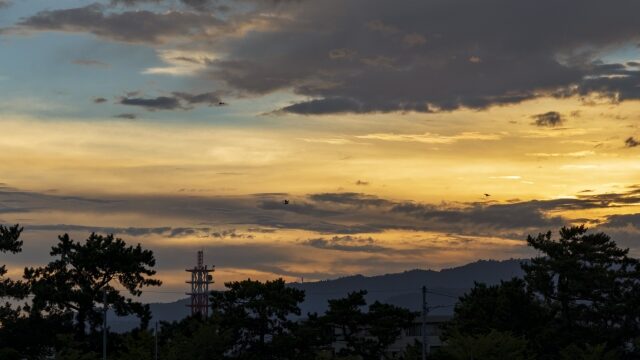 夕方の空